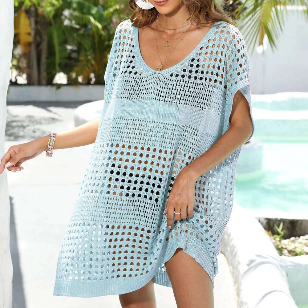 Beach 2024 Up For Women Summer Dress Swimsuit Cover Ups Outlet Dresses Kimono Cape Bath Exit Beachwear Bikini Cover-Ups Km-Ly -