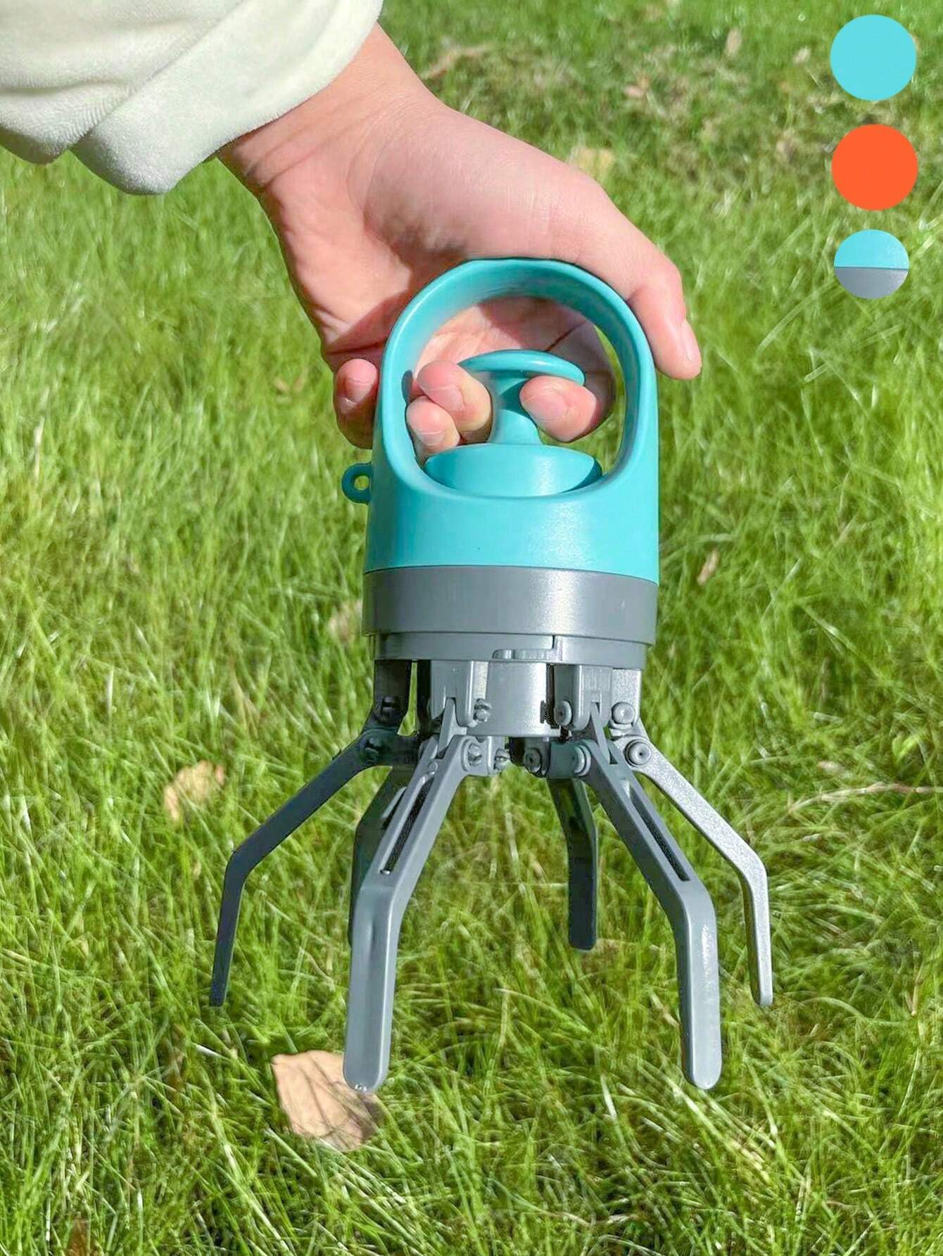 Pooper Scooper with Built-In Poop Bag Dispenser for Dogs - Six-Claw Pet Waste Picker for Neat and Tidy Puppy Cleanup Dog toys