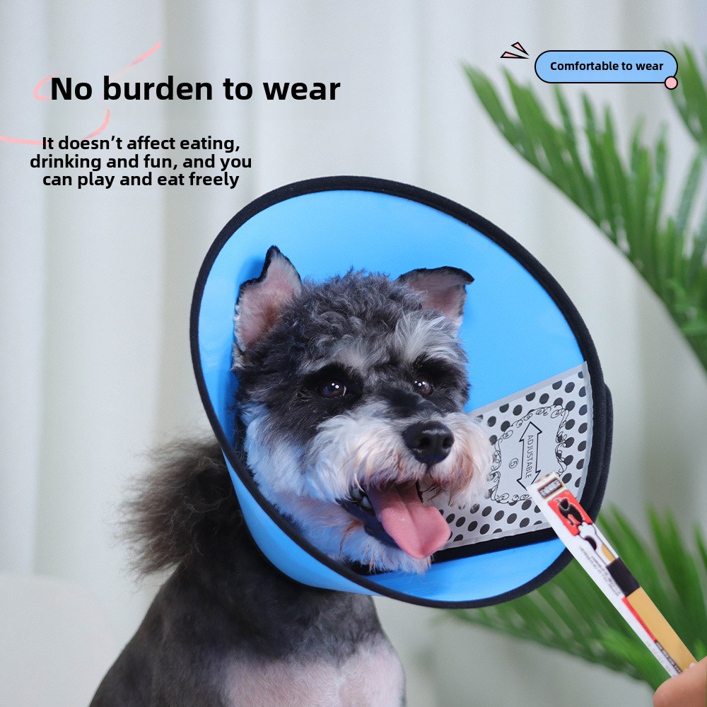 Universal Pet Elizabeth Collar - Post-Operative Head Protection and Grooming Aid for Cats and Dogs