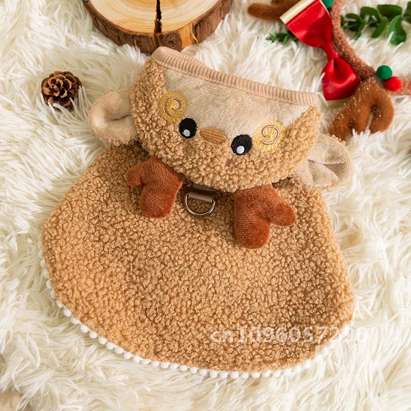 Hoodies Winter Warm Christmas Clothes for Small Dogs Winter Costume Warm Winter Coat Cat Coat Jacket Sweater Puppy Cat Fleece