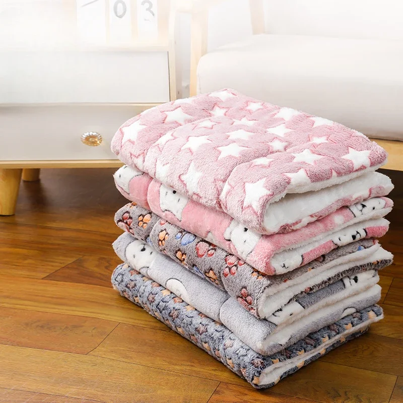 Floor Mat Cat Dog Universal Blanket Pad Pet Supplies Autumn and Winter Pet Sleeping Pad Thickened Warm