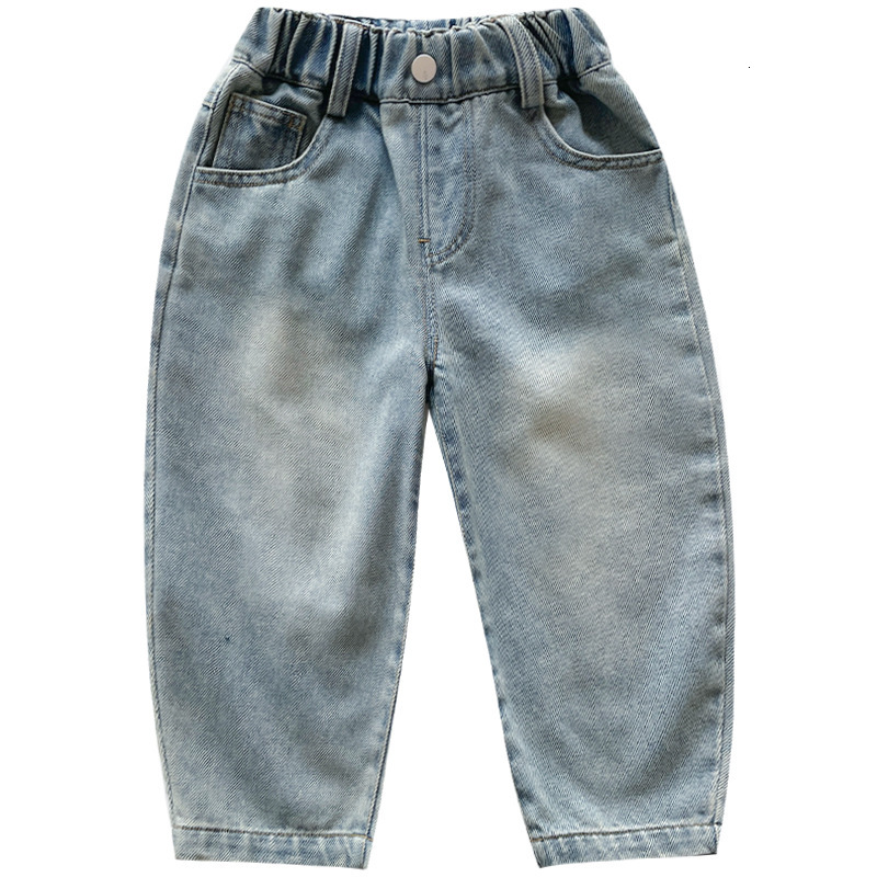 Ddmyshoesvip Spring New Children Korean Edition Cartoon Printed Soft Jeans Men And Women Versatile Pants