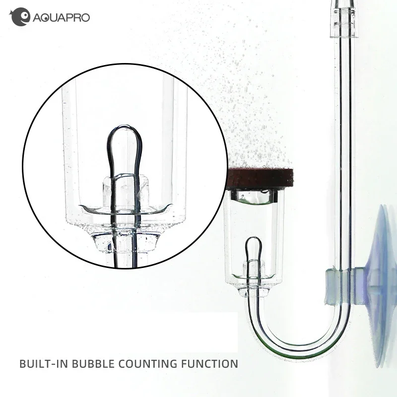 Aquarium CO2 Diffuser Bubble Counter Mini Fish Tank Sprayer Cans Carbon Dioxide Accessories Fishbowl Supplies Akvarium Filter