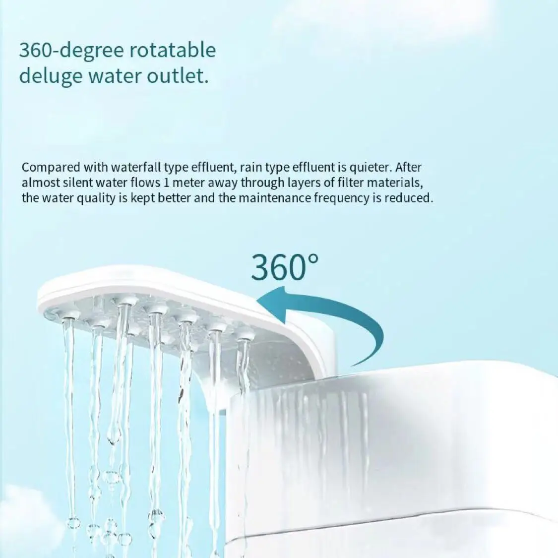 15W Low water level filter turtle tank suction pump three-in-one circulating pump filter box water purifier aquarium accessories