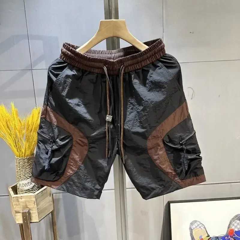 American Tool Quick Drying Summer Sports Shorts Mens Knitted Casual Pants Loose Basketball Pants Simple Fashion Campus Style T250305