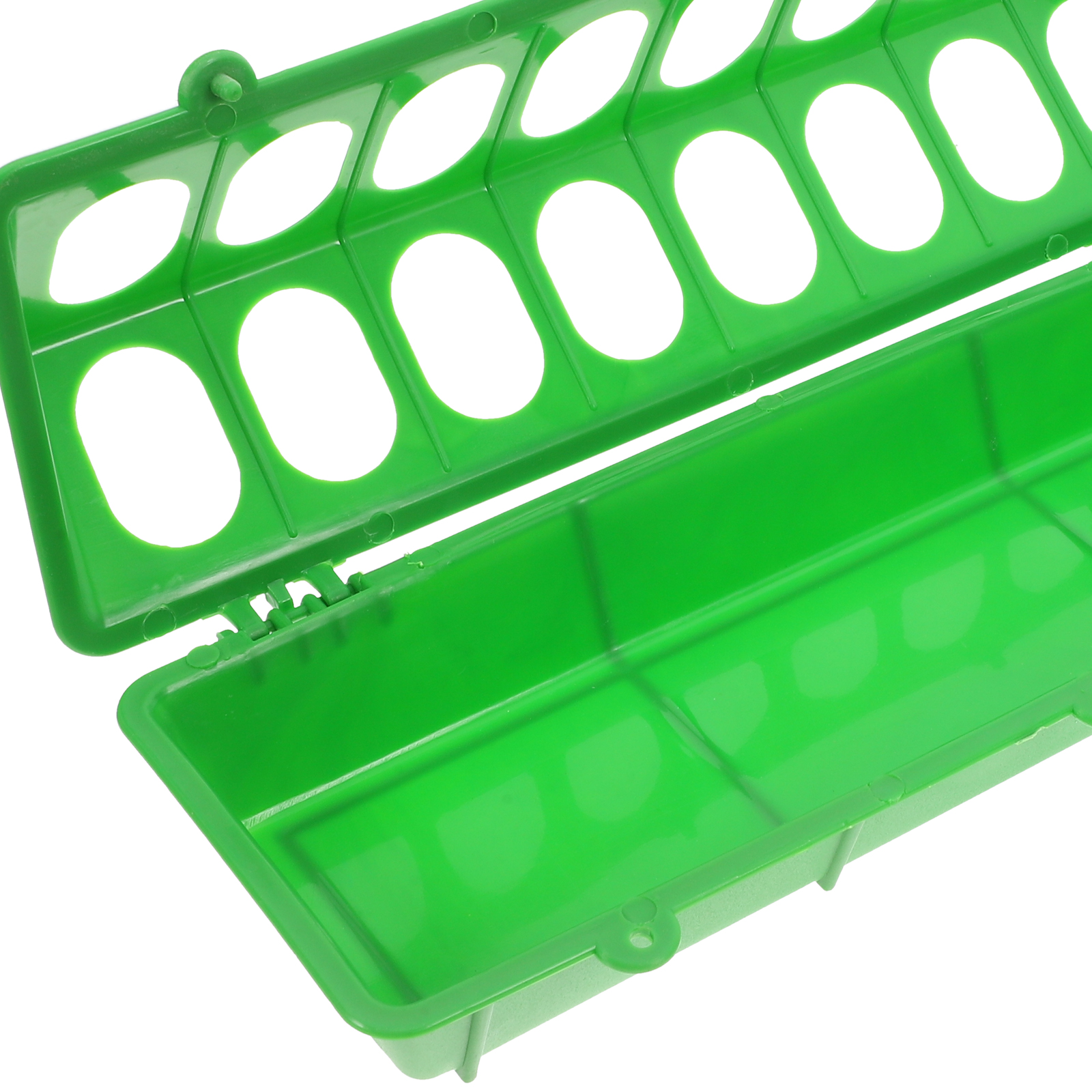 Pigeon Food Box Baby Chick Feeder Feeding Holder Chicken Dish for Chickens Hamster Belts