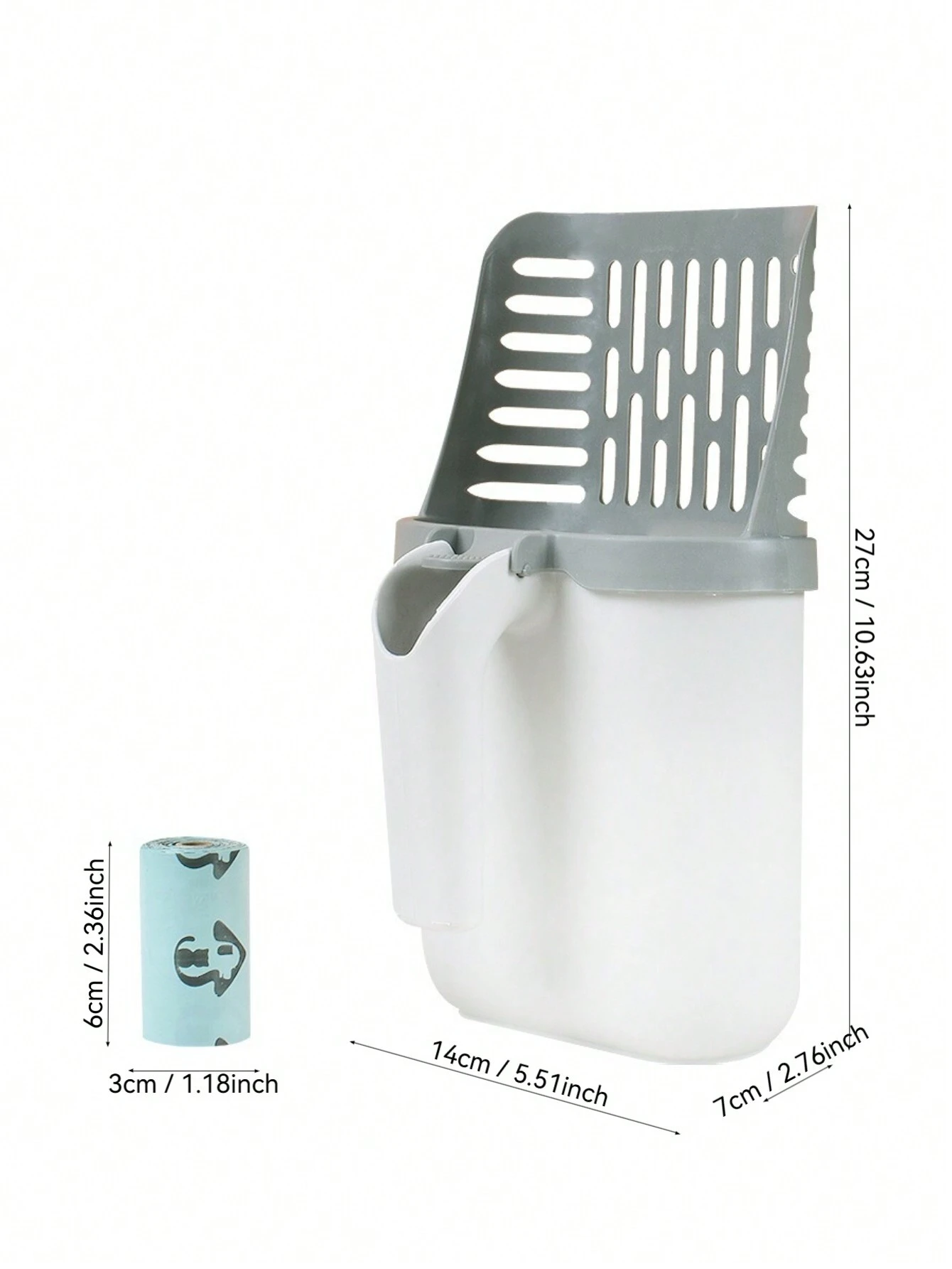 All-In-One Cat Litter Box Kit: Shovel, Bin, Bags Dog supplies Jaula para gatos Dog backpack Cat carrier Pet backpack Cat handbag