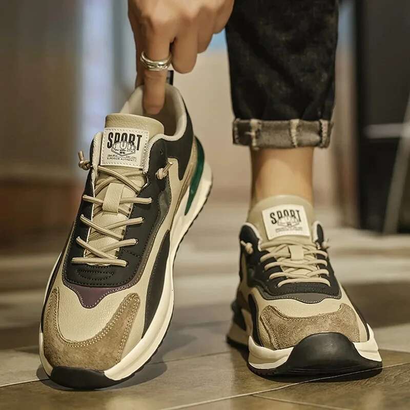 Running Casual for Versatile Sneakers Soft Bottom Trend Male Shoes Wear-resistant Vulcanized Men Shoe tenis