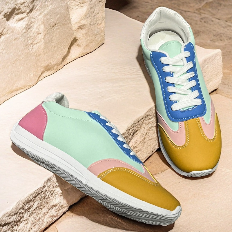 Large size training shoes 2025 new multifunctional white designer women's sports running flat shoes trendy casual sports shoes