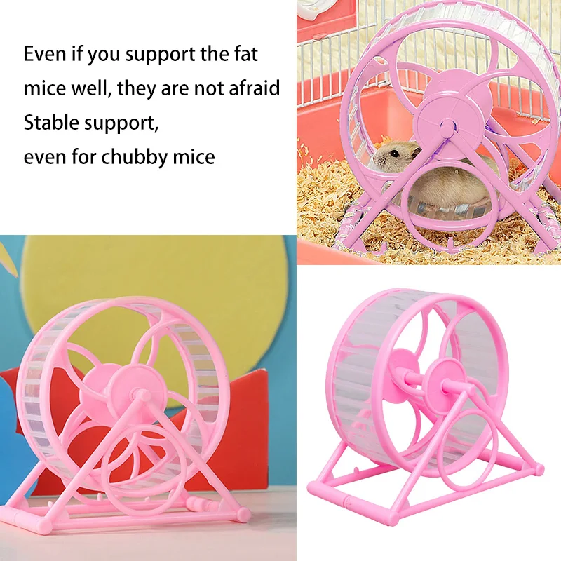 Hamster Running Wheel Hamster Ultra Quiet Anti Jamming Small Animal Sports Running Wheels Hamster Cage Accessories Toys Hamster