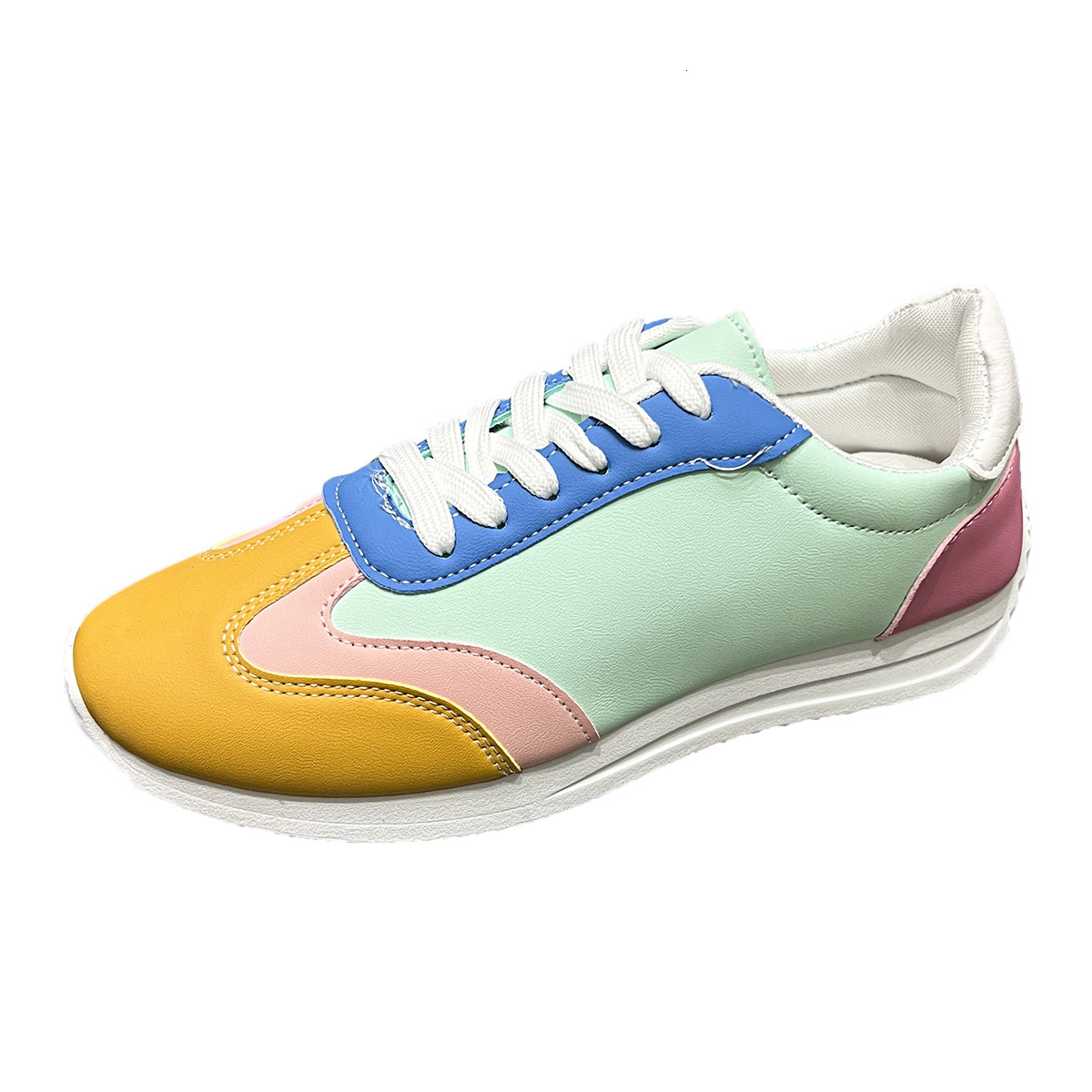 Large size training shoes 2025 new multifunctional white designer women's sports running flat shoes trendy casual sports shoes