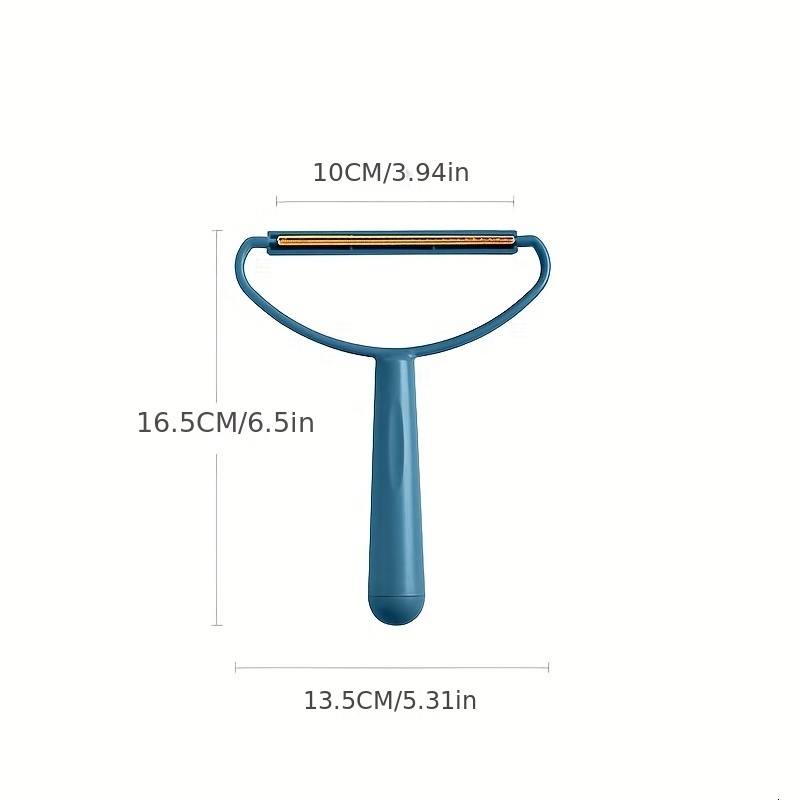 1 piece of dog pet hair removal tool durable plastic plush roller with blue handle home shaver and hairball trimmer pet grooming tool functional pet