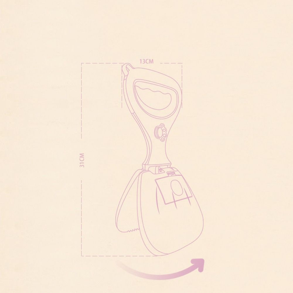 Portable Pet Shit Bag Clip Automatic Eco Friendly Dog Waste Bag Dispenser Creative Dog Poop Bag Holder Storage Container