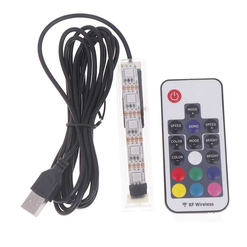 Colorful USB Aquarium Light Fish Accessory Micro Aquarium Light USB Powered Remote Control Fish LED Lamp For Landscape