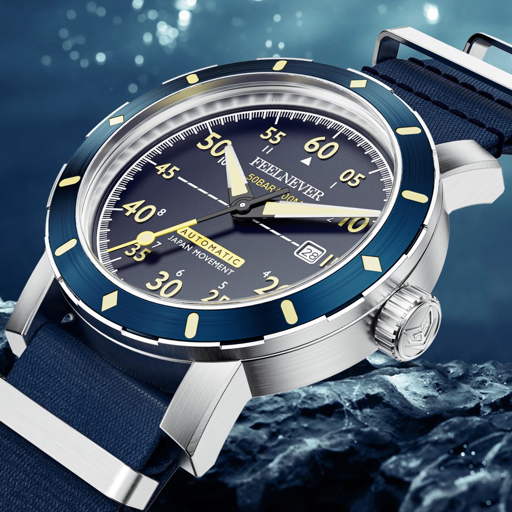 LIGE New Business Men's Watch Night Light Waterproof Watch Fully Automatic Mechanical Watch Multi functional Calendar Watch
