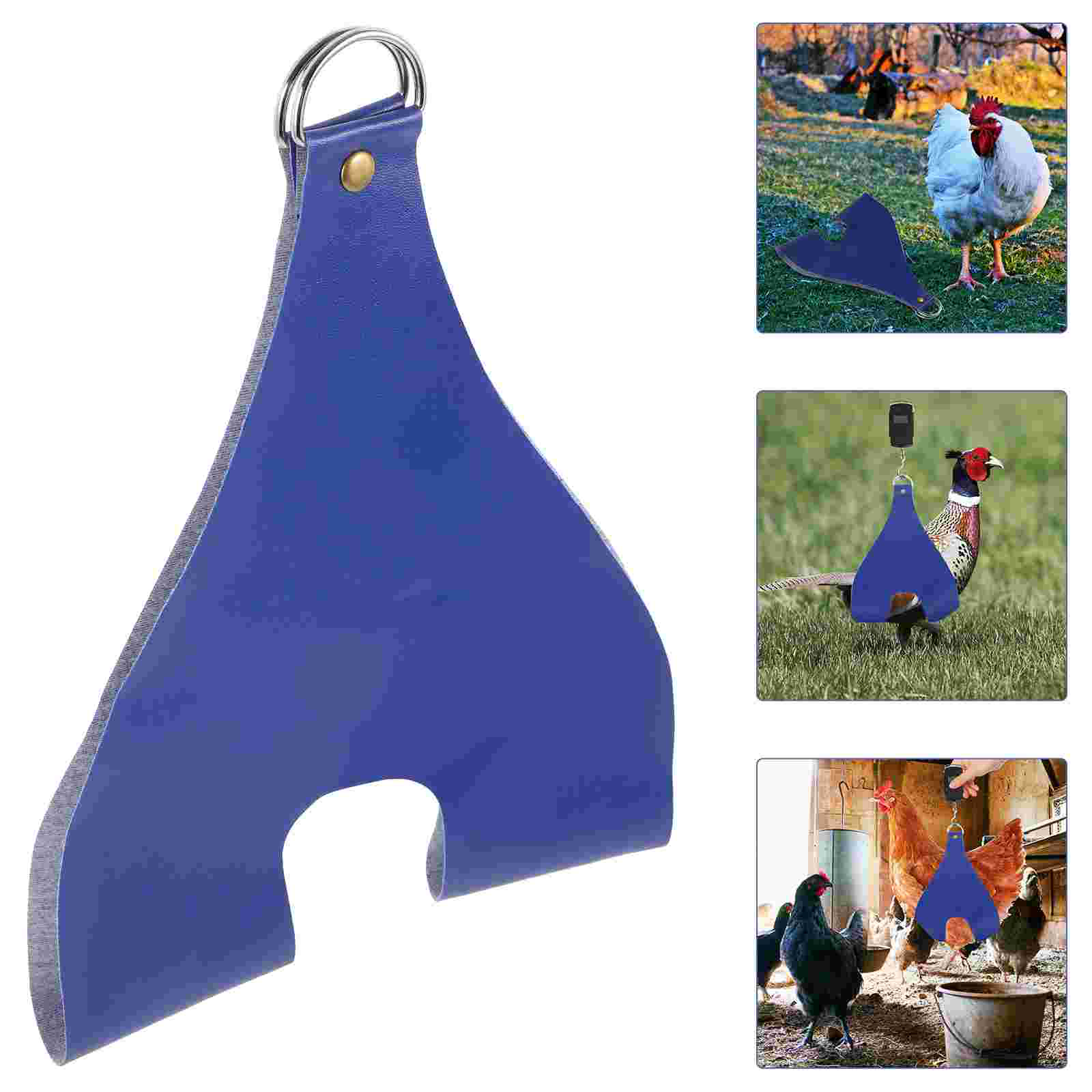 Pet Weighing Bag Chicken Carrier for Weight Scale Holder Sling Carry Supplies Pu Catcher with Handle Hen