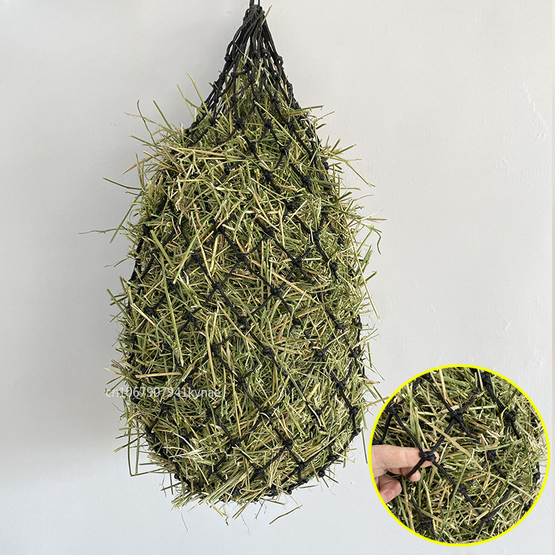 Hay Net for Horses,Slow Feed Hay Bag for Horses Goat Sheep,Hanging Hay Feeder Bag for Horses Stable Stall Paddock Rest Toy