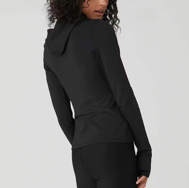 Customizable Medium Weight Turtleneck Hoodie For Women Women's Sweatshirts With Thumb Hole