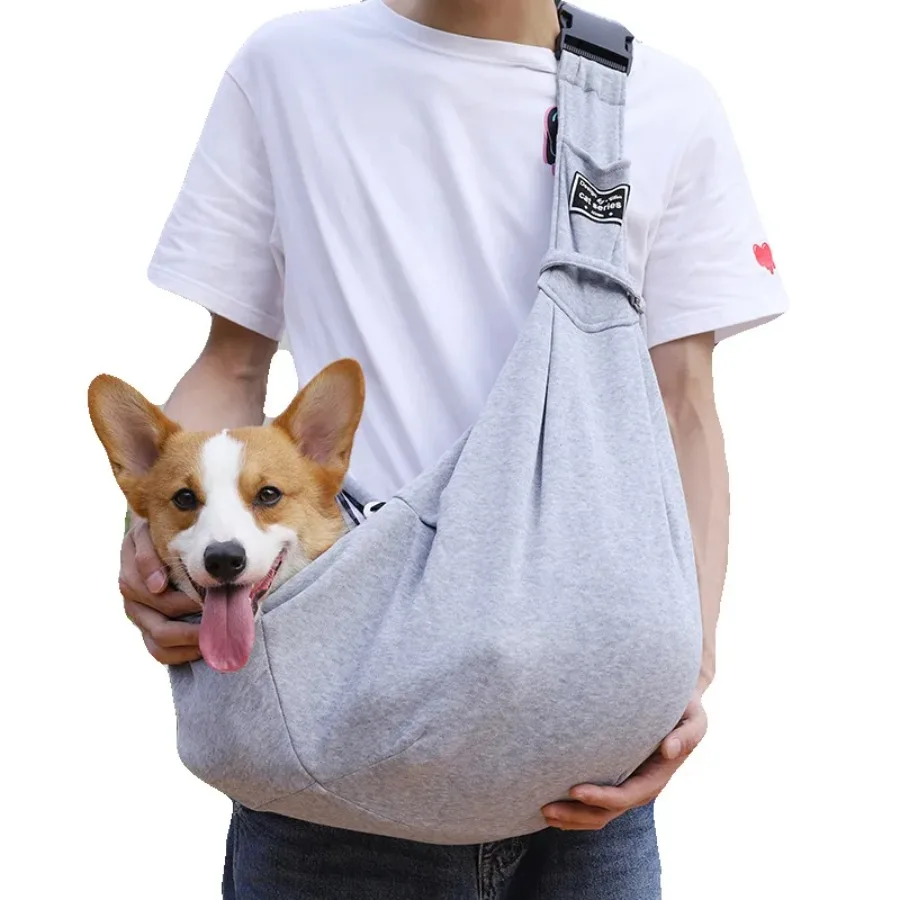 Pet Dog Adjustable Carrier Bag Outdoor Travel Out Puppy Single Shoulder Bags Dogs Comfort Sling Handbag Puppy Tote Pouch
