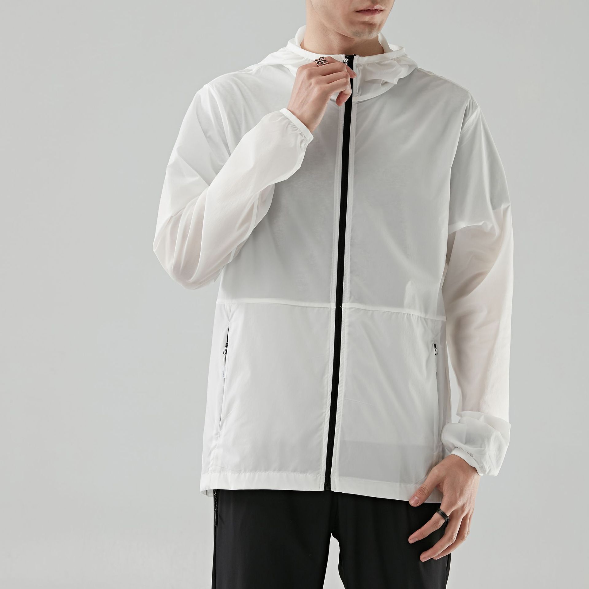 Outdoor skin men's summer UV protection women's couple elastic sunscreen clothes, fishing clothes