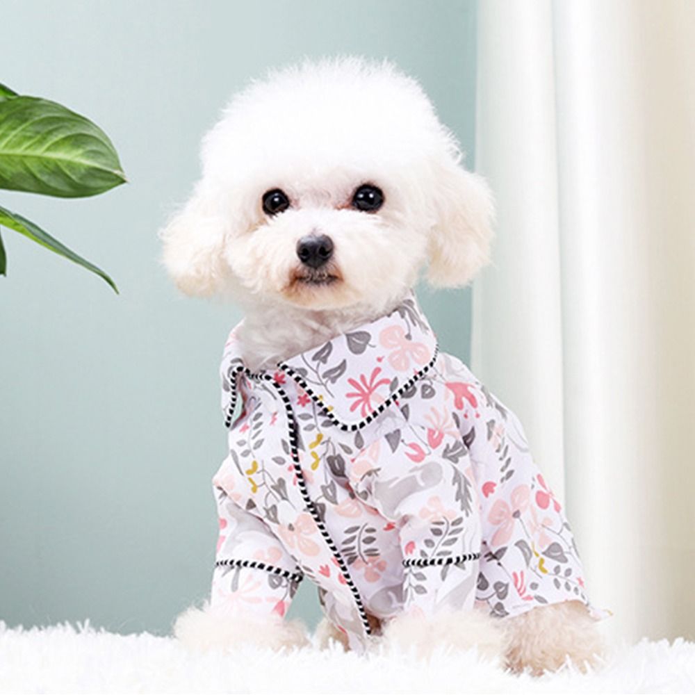 Cute Print Dog Clothes Lightweight Soft Chihuahua Costume Breathable Pet Print Shirt for Small Dog Cat