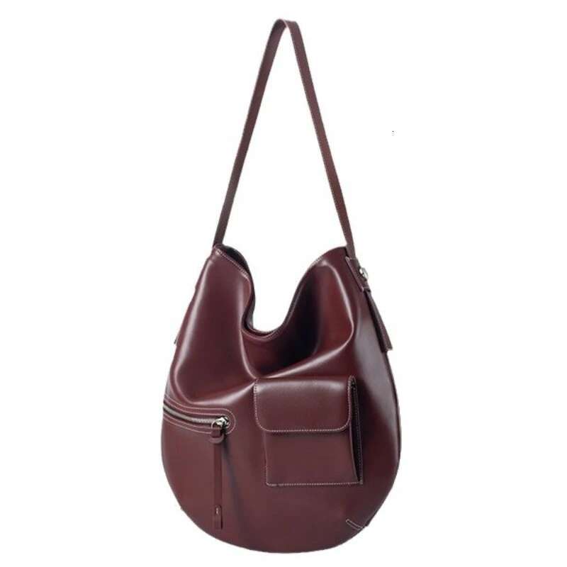 HOBO Soft Leather Handbags Large Capacity Casual Tote Crossbody Shoulder Bags For Women Hand Bag Bolsas Versatile