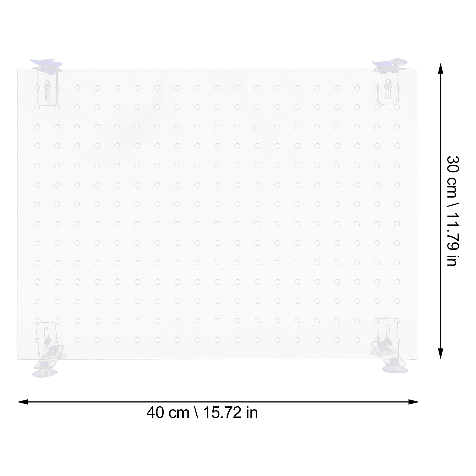 Fish Tank Isolation Board Transparent Divider Aquarium Accessory Water Case Filter Acrylic Suction Cups