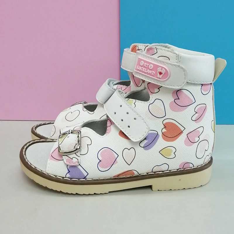 Children Sandals Kids Leather Summer Shoes For Girls Boys Toddler Flatfeet Orthopedic Footwear 2 to 8 Years X250305