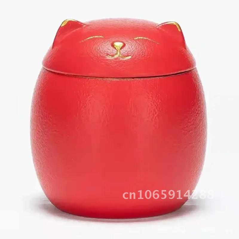 170ml Urn urn Pet Ashes Cat Shape Memorial Cremation for Decorative Urns Cat Funeral Dog urn for Black Urns-Handcrafted