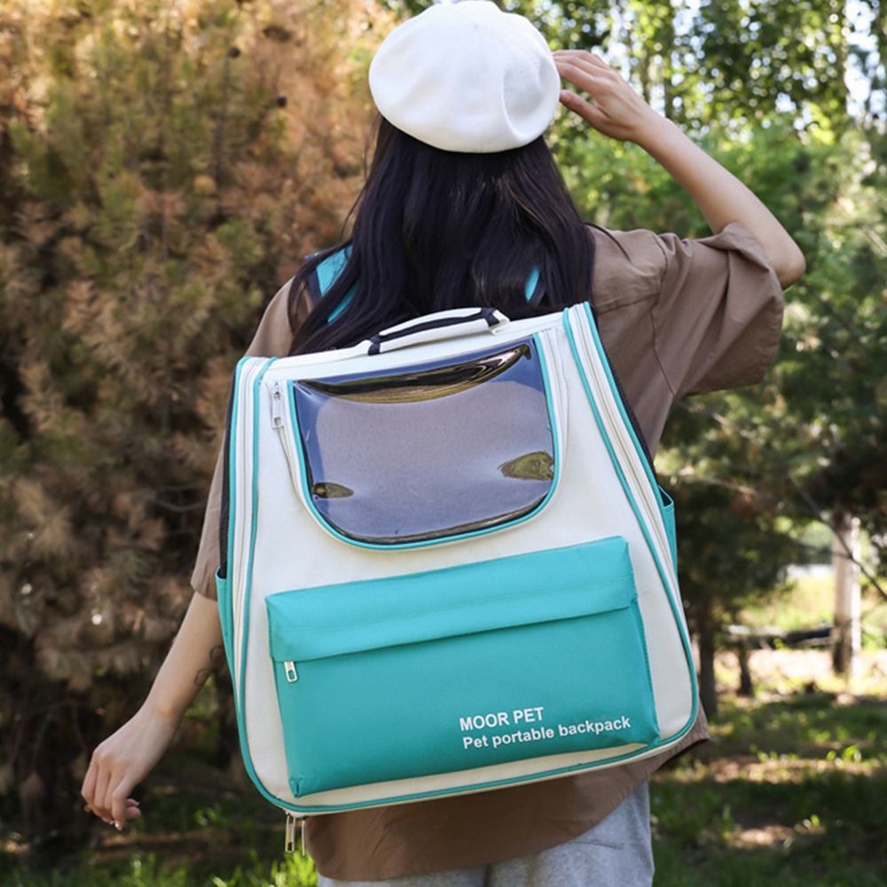 Expandable Pet Backpack Carrier Portable Creative Pet Carrying Backpack Thickened Lightweight Dog Carrier Bag for Cats Puppy