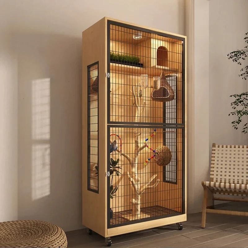 Bathtub Birds Outdoor Aviary Bird Cage Breeding Cage Feeder Parrot Transfer Acrylic House Jaulas Para Pajaros Pet Bag Giardino