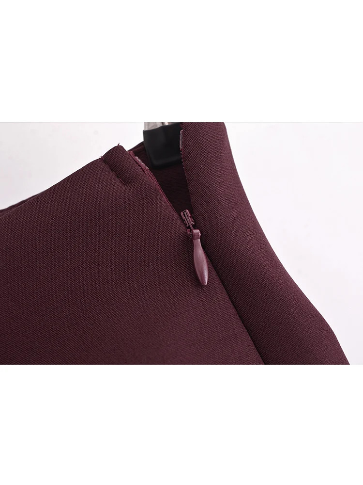 TRAF Spring Women Solid Shorts Fashion Causal Side Zipper Mini Skirts Vintage High Waist Streetwear 250304
