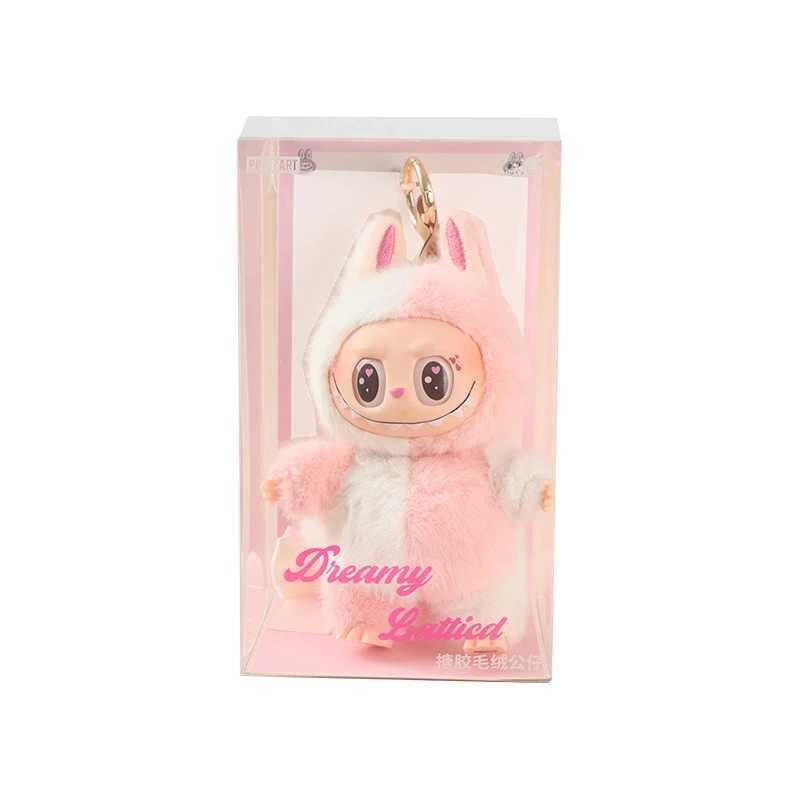 Labubu Vinyl Face Plush Doll Blind Box - The Monster Original DIY Customized Plush Action Figure Surprise Box Bag Charm KeychainT250305