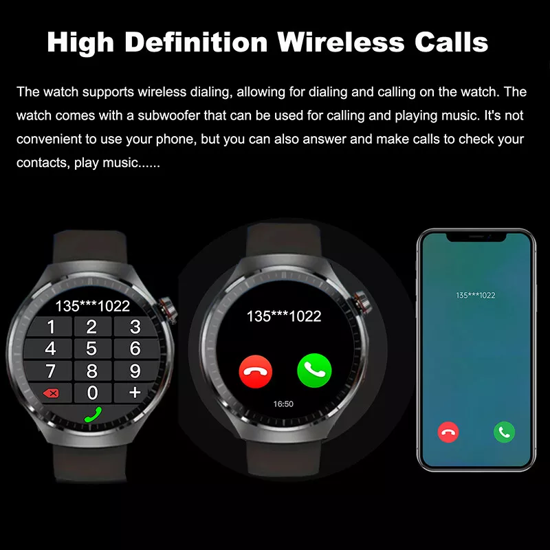 Men's & Women's Stylish Sports Smartwatch with Built-in Bluetooth Calling Feature