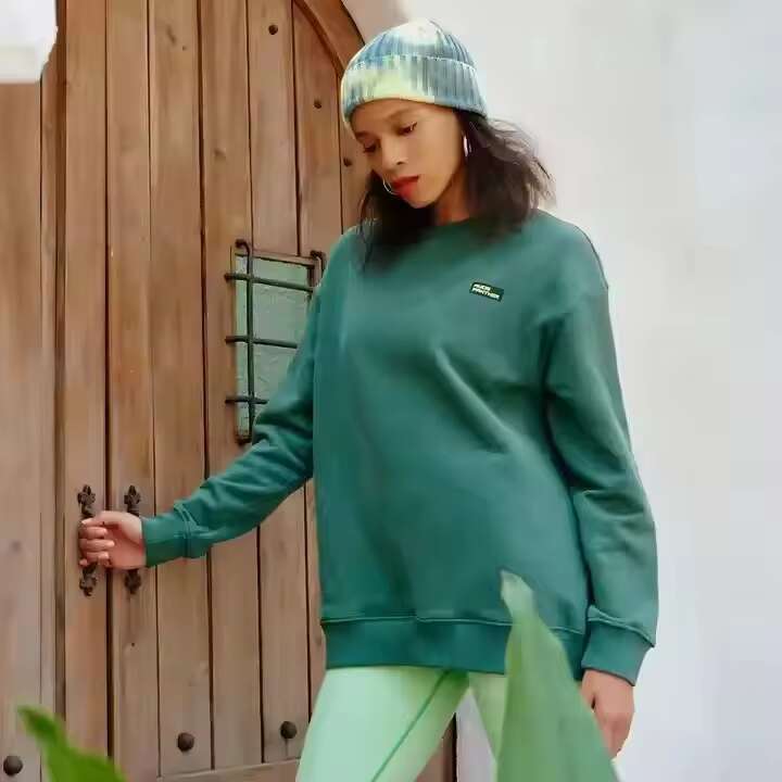 Private Label Hoodies Blank Streetwear Plus Size Casual Crew Neck Woman's Cool Style Fleece Pullover