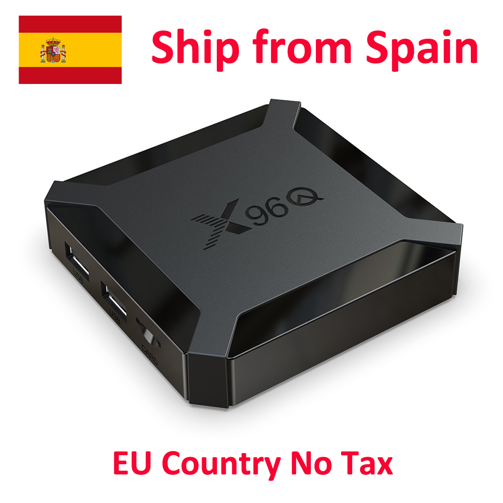 Spain have stock X96Q TV Box Android 10.0 H313 1GB 8GB 2gb 16gb Smart Quad Core 2.4G Wifi Set Top Box