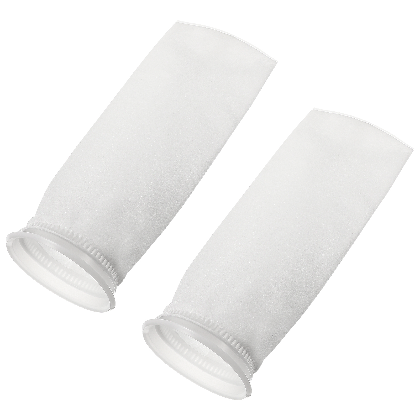 2pcs Aquarium Filter Socks Fish Tank Filtering Bags 4 Inch Ring Diameter Fish Tank Filter Socks (100um)
