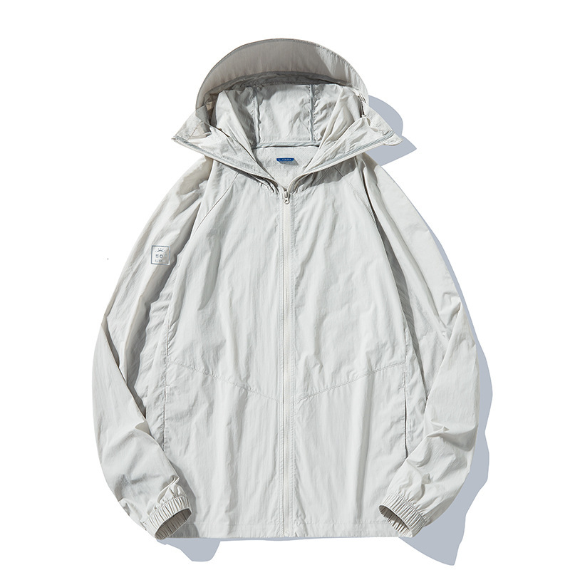 Summer solid color couple mountain style large brimmed functional women, UV thin breathable sun protection clothing for men