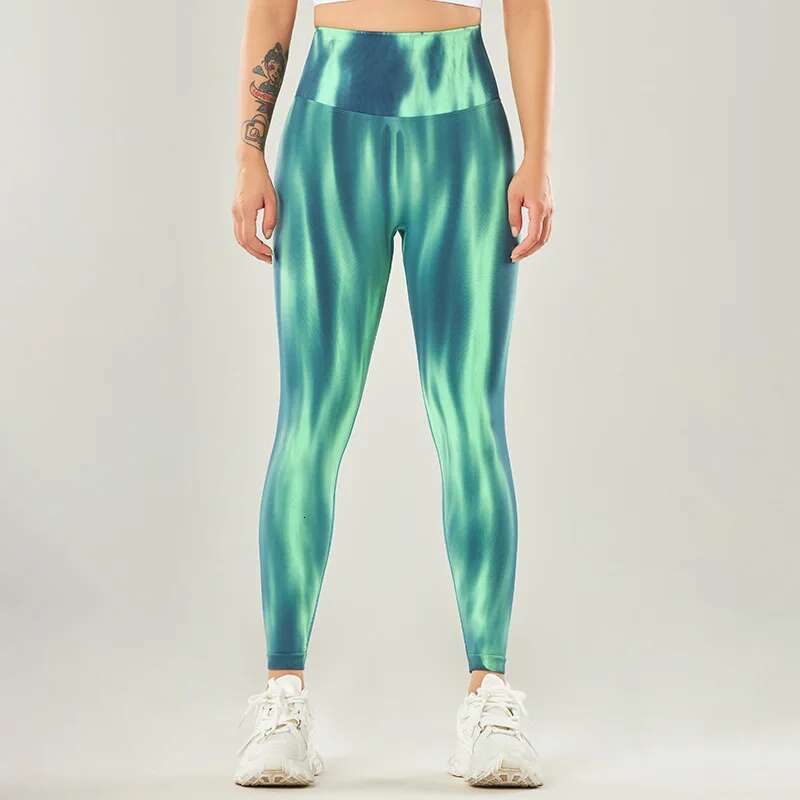 Aurora Die Color Woman Clothes Crop Stretched Yoga Bra Sports Shorts And Long Leggings Match Set Fiess Clothing