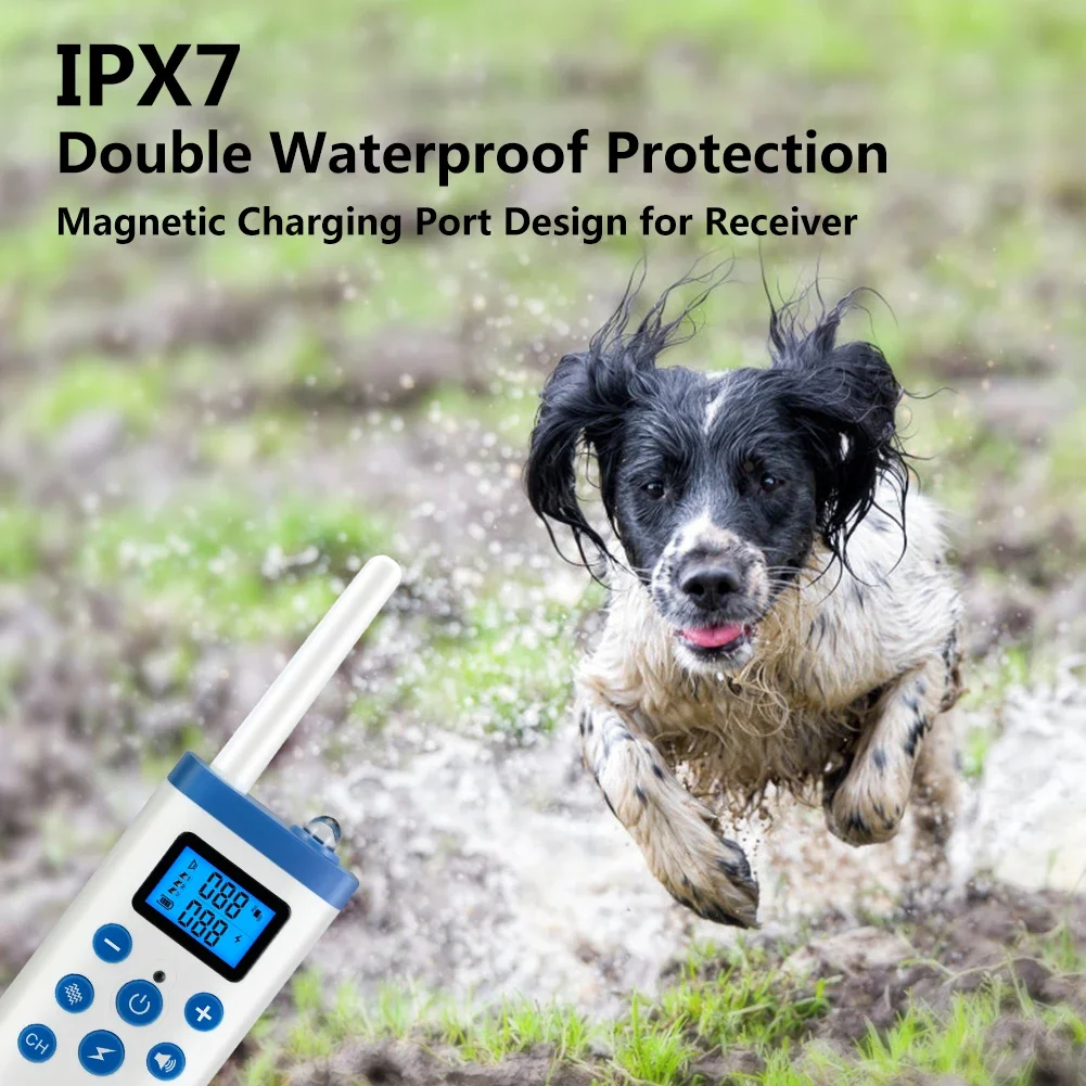 Pet Products Top Sellers Transmitter Waterproof Wireless Electric Dog Training E-collar Pet Trainer Dog Bark Deterrent Device