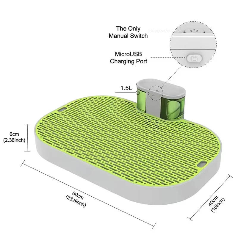 Smart Dog Toilet for Pets Indoor Potty Training Pads Puppy Potty Tray with Automatic Urine Collection and No More Paper Pad