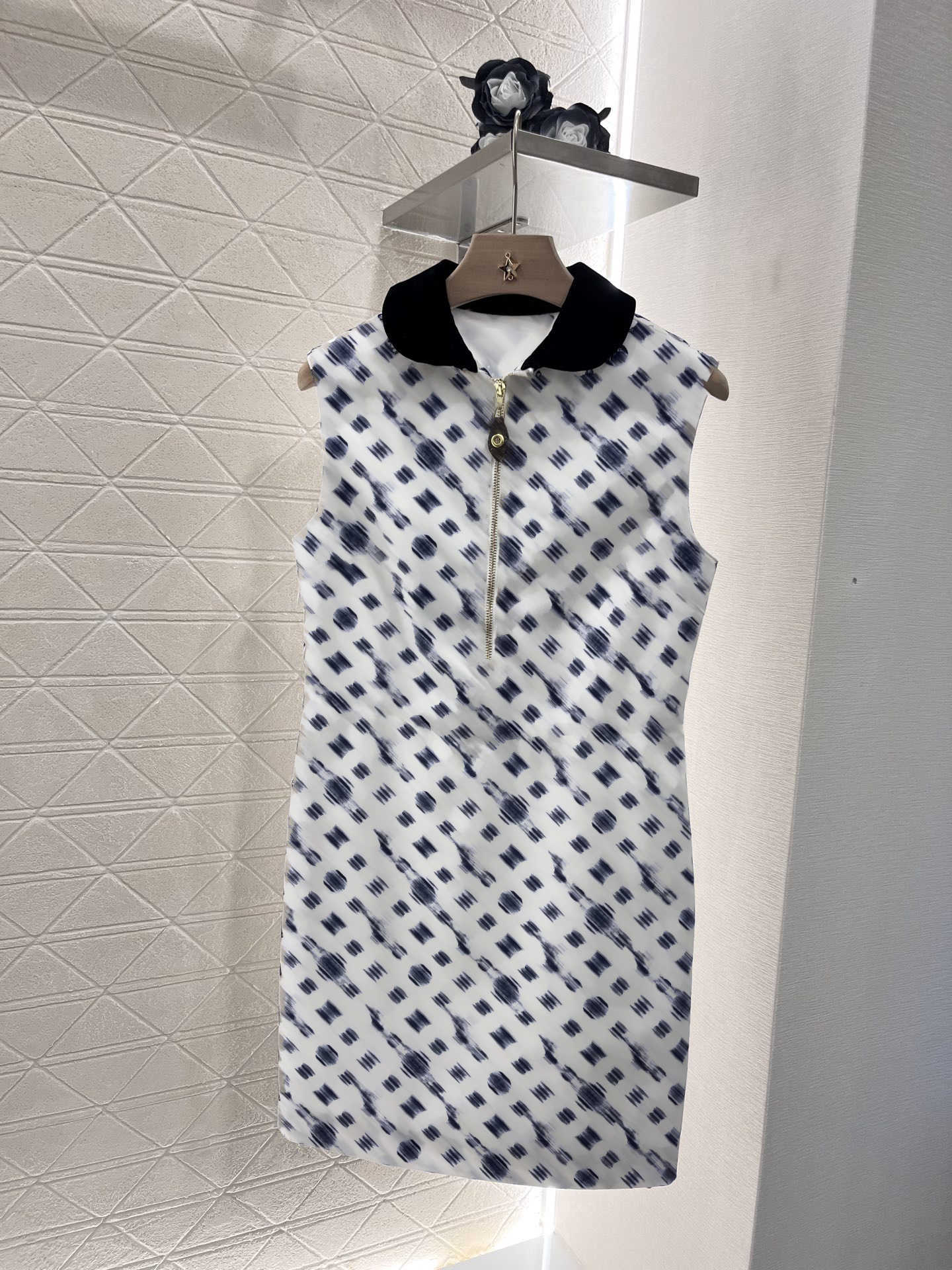 Womens Dresses Sleeveless Casual Tank Top Dress Designer Vest Dress Full Printing Letter Logo Half-Open Lapel Zipper Summer Skirts For Woman Slim Fit New Tank Top