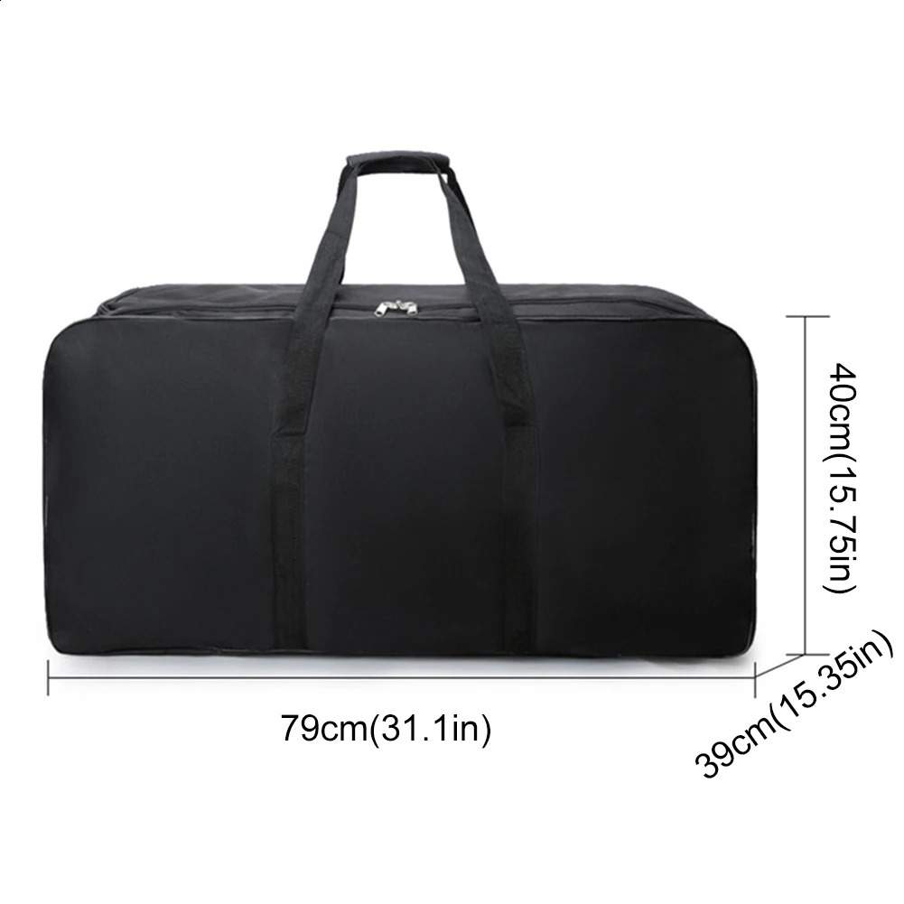 Ship from US Foldable wheel bag large portable carry on luggage travel storage with wheels waterproof handcart carrying case 250305FBB