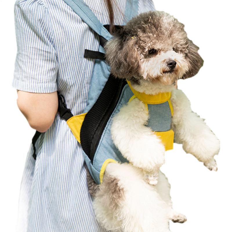 Dog Carrier Backpack Cat Legs Out Adjustable Travel Bag Portable Puppy Accessories For Small Medium Dogs Small Pet Supplies For