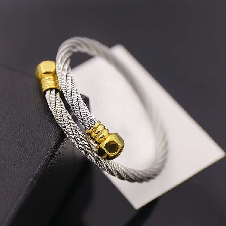Fashionable minimalist boyfriend power stainless open bracelet accessories, wristbands, jewelry, and bracelets