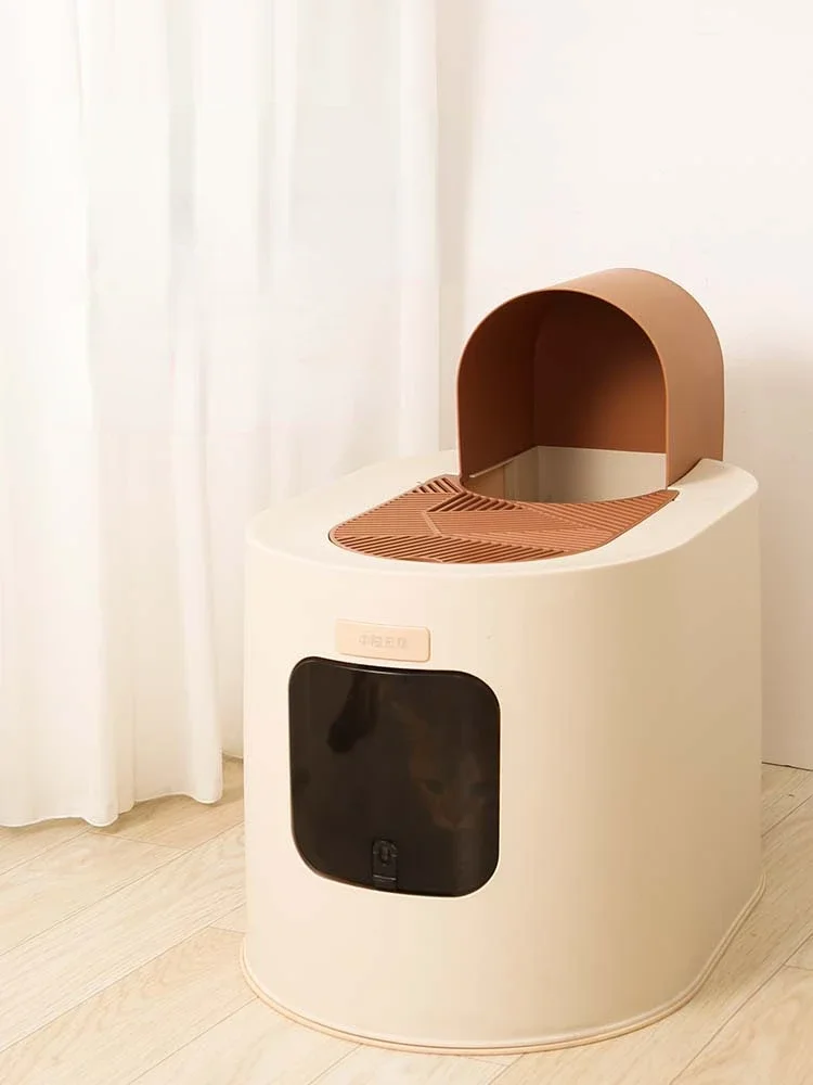 Litter Box Oversized Litter Basin Sub-Fully Semi-Enclosed Toilet Deodorant Cat Litter Box Young Cat Supplies