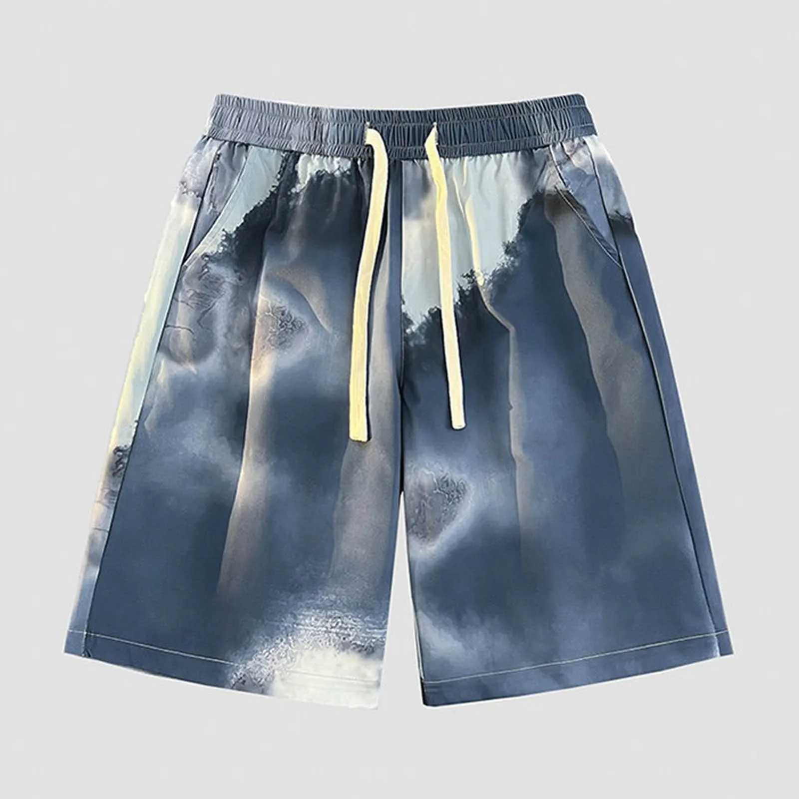 Outdoor Star MenS Shorts Casual Denim Shorts With Pockets Plus Size Summer Fashion Solid Color Hip Hop Shorts Bermuda MasculinaT250305