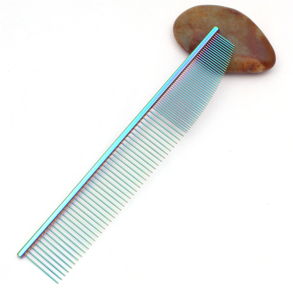 Pet Comb Light Weight Dog Grooming Comb Gold Pet Flur Comb Light Colorful Brush for Pet Special Style Dropshipping