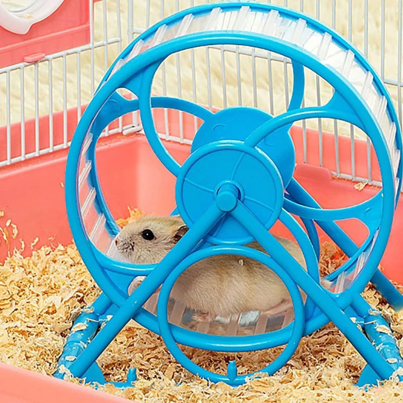 Hamster Running Wheel Hamster Ultra Quiet Anti Jamming Small Animal Sports Running Wheels Hamster Cage Accessories Toys Hamster