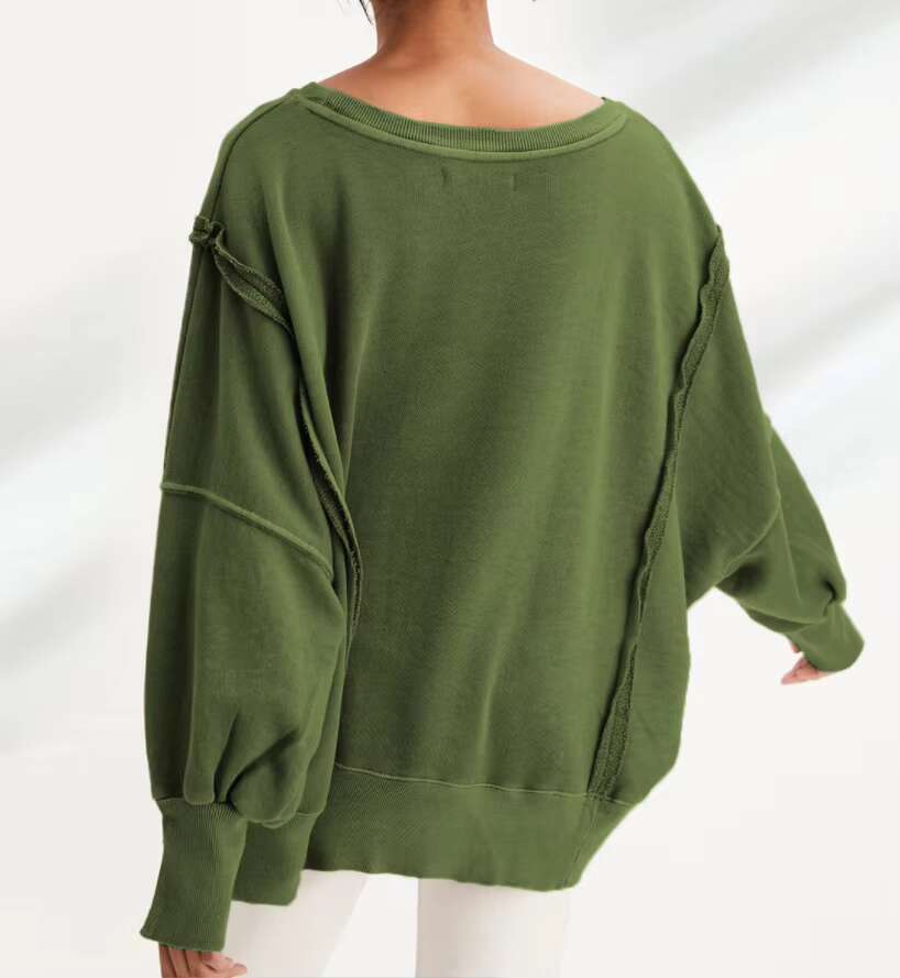 Heavyweight Blank Crewneck Sweatshirt High Quality Custom Oversized Women's Streetwear Hoodies